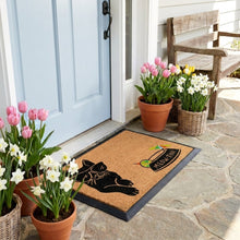 meowtini rectangular doormat set