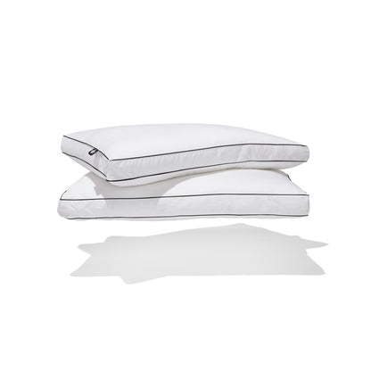 Oreiller en microfibre garni de fibres synthétiques