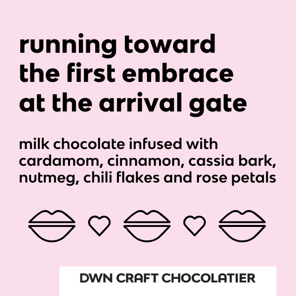 Tablette de chocolat au lait "baiser épicé"