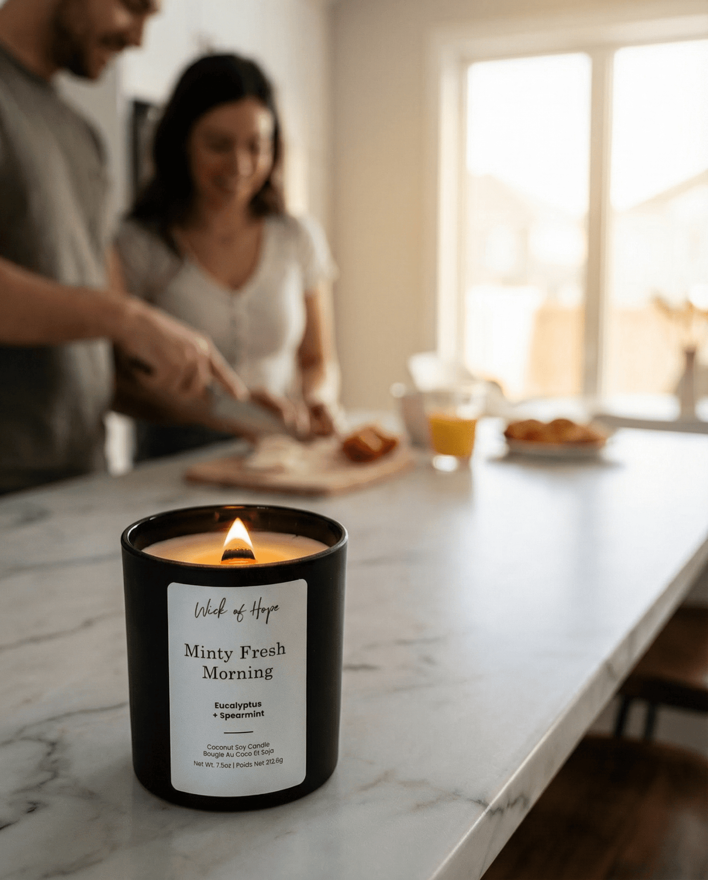 Minty Fresh Morning Candle | Eucalyptus + Spearmint