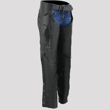 Jambières en cuir suédées BOL/Open Road pour femme, motif ailes