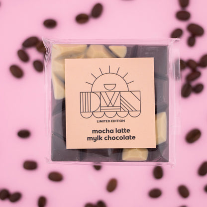 Barre de chocolat moka latte