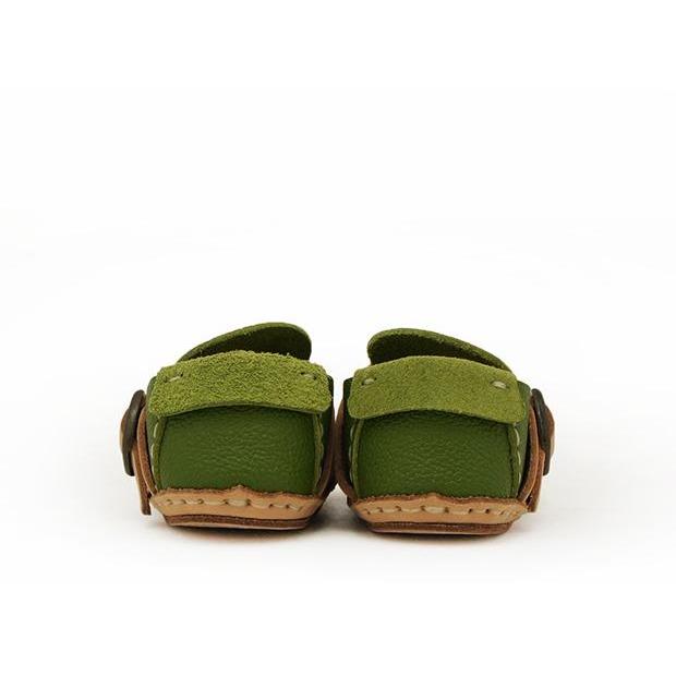 Umeloihc Moku Kit de Premières Chaussures pour Bébé 12 cm Olive