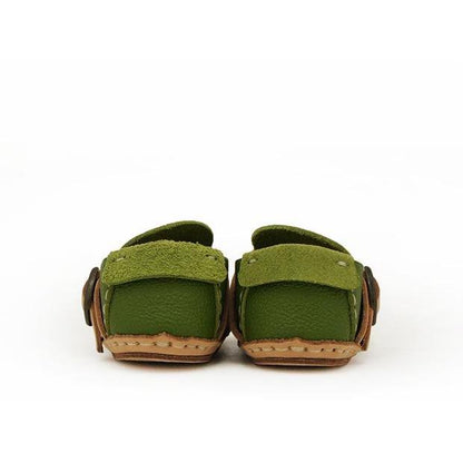 Umeloihc Moku Kit de Premières Chaussures pour Bébé 12 cm Olive