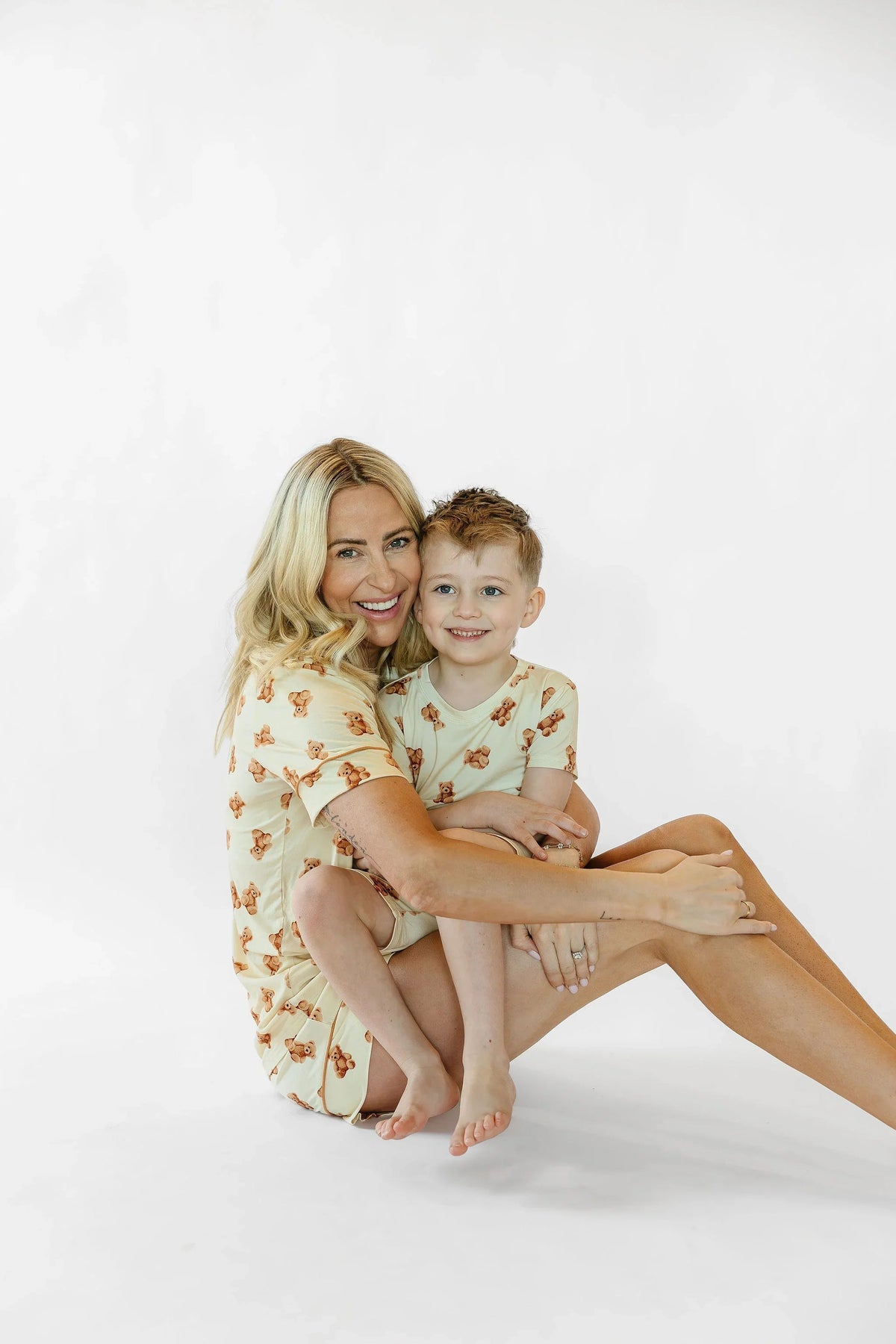 Shorts de pyjama pour adultes motif nounours