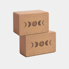 Pair of Moon Cork Yoga Blocks | Original | 4"x6x9"