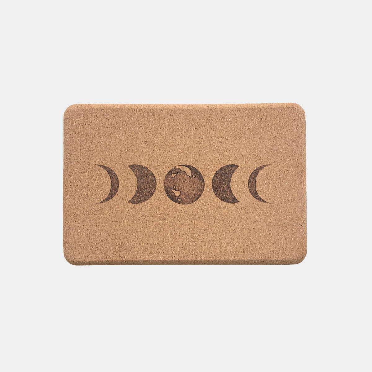 Pair of Moon Cork Yoga Blocks | Original | 4"x6x9"