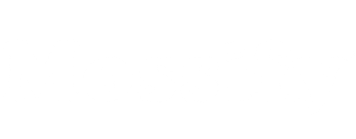 mossify white wordmark