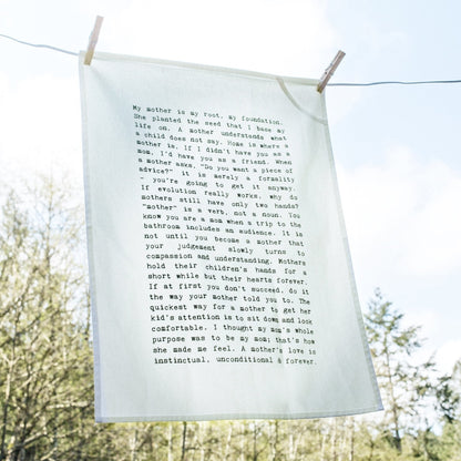 Tea Towel - Typewriter - Mothers
