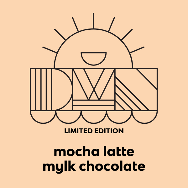 Barre de chocolat moka latte