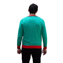 Bulky Santa North Swole Christmas Sweater