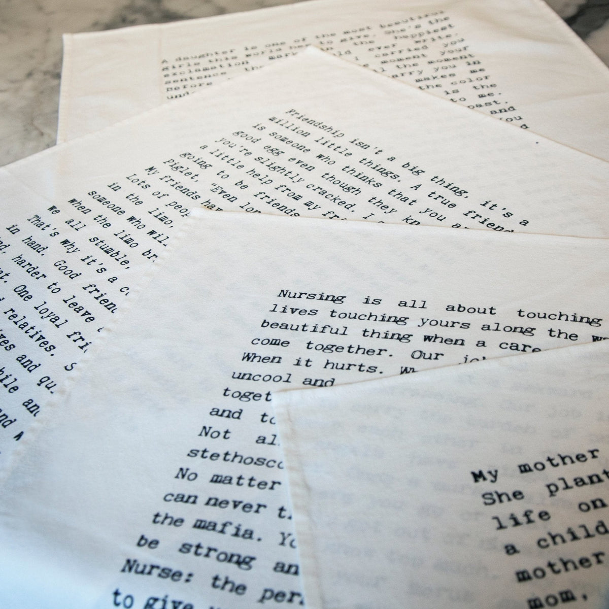 Tea Towel - Typewriter - Nurses