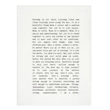 Tea Towel - Typewriter - Nurses
