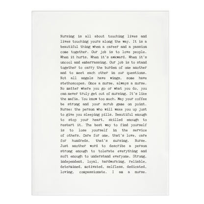 Tea Towel - Typewriter - Nurses