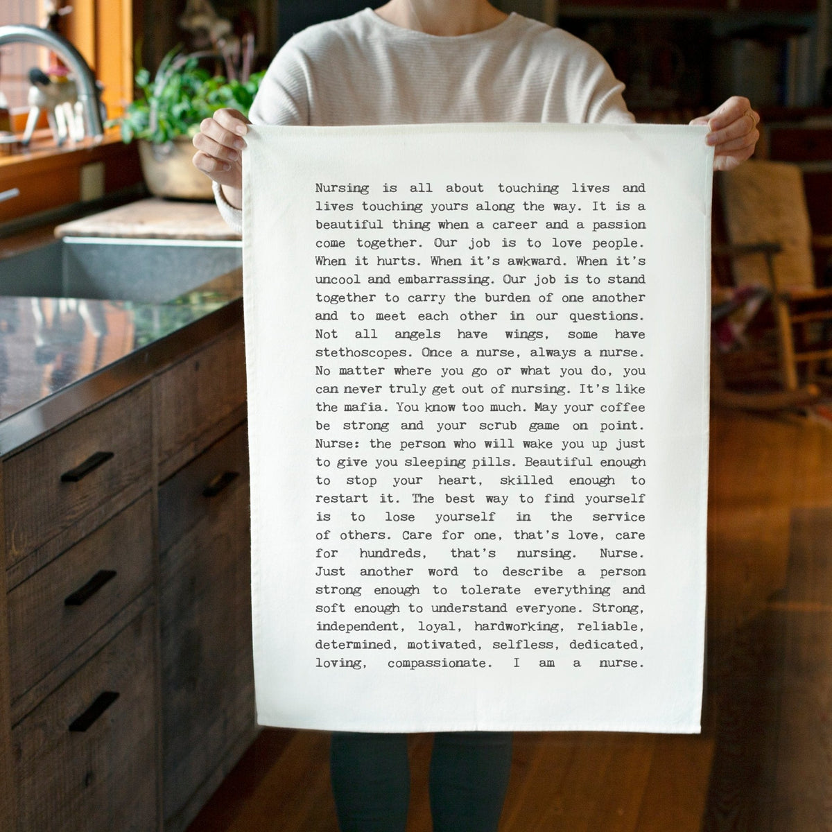 Tea Towel - Typewriter - Nurses