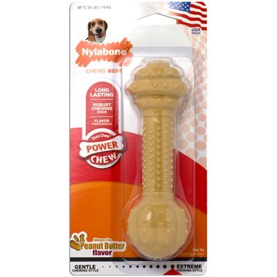 Nylabone Barbell NBC903P Peanut Butter