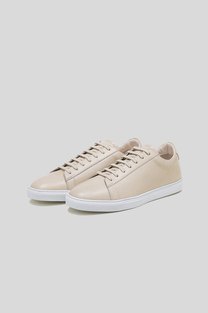 Baskets Città en veau beige