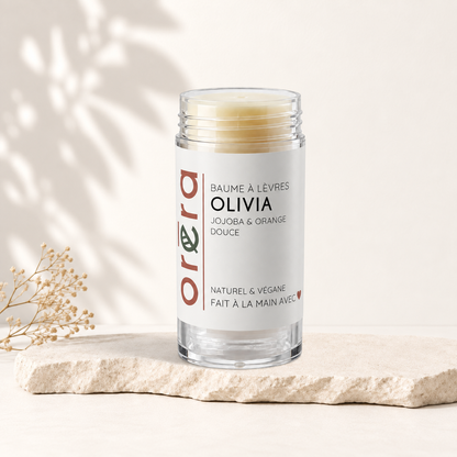 Baume à lèvres géant OLIVIA jojoba & orange douce