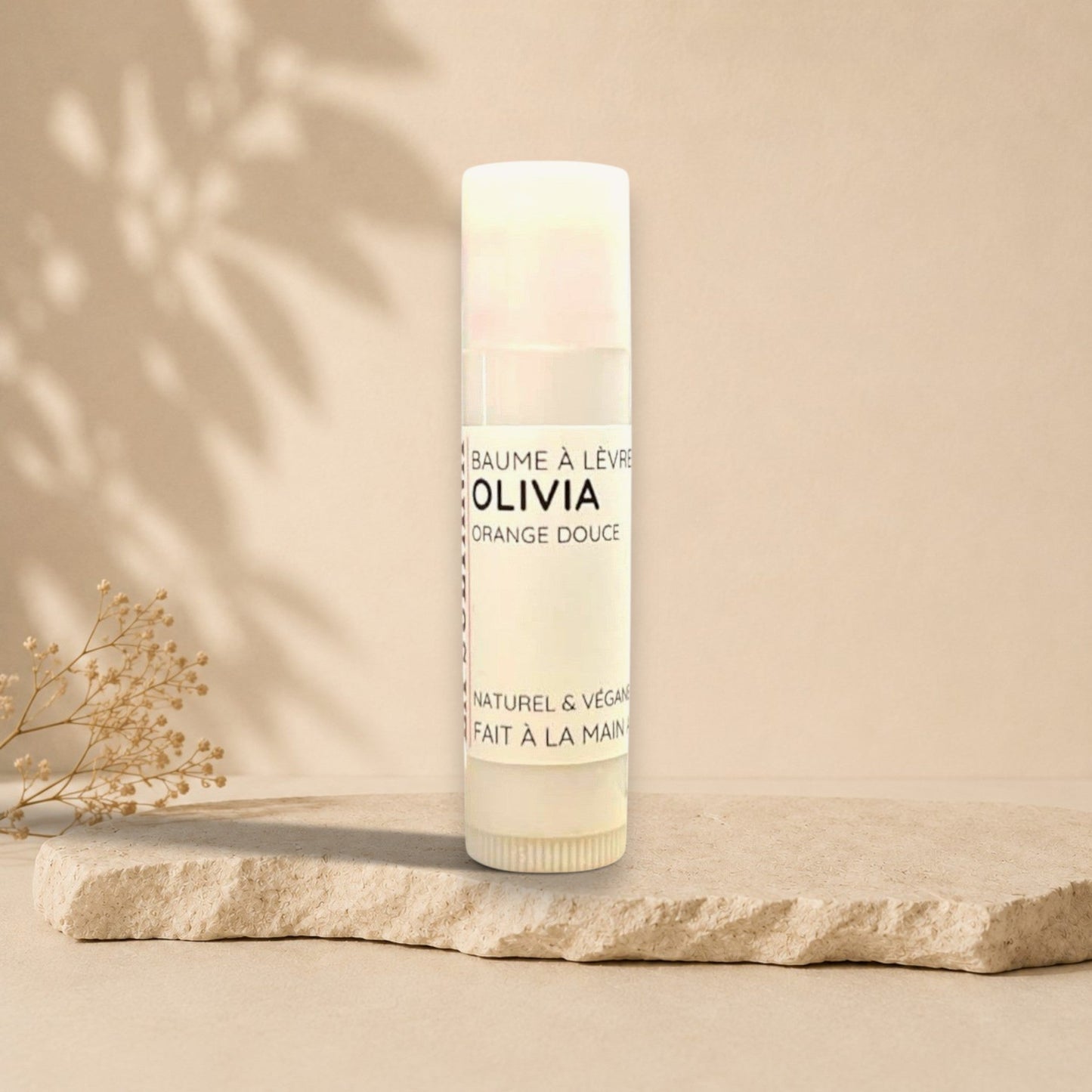 Baume à lèvres OLIVIA karité & orange douce