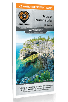 Backroad Mapbooks Bruce Peninsula Tear-Resistant Topographic Map