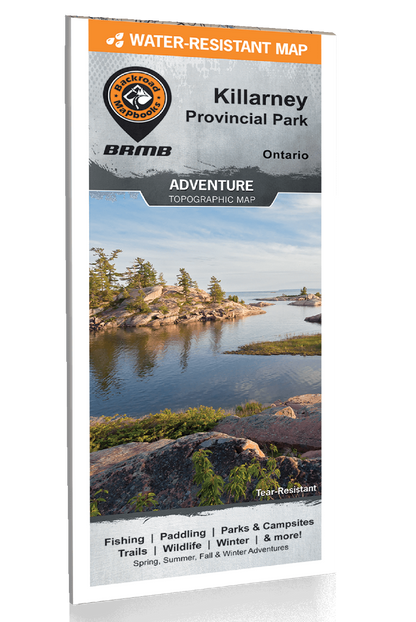 Backroad Mapbooks Killarney Tear-Resistant Topographic Map