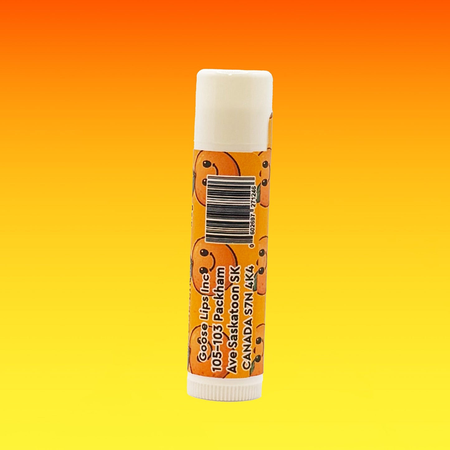 Baume à lèvres à l'orange