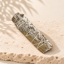 White sage and pine smudge stick