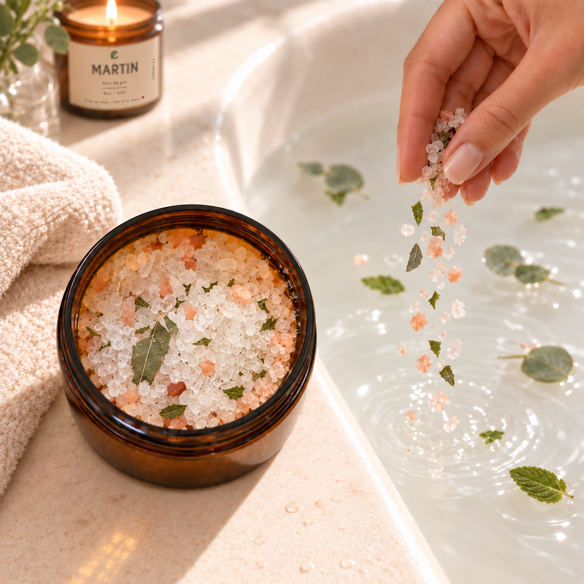Sels botaniques DIVINE menthe & eucalyptus