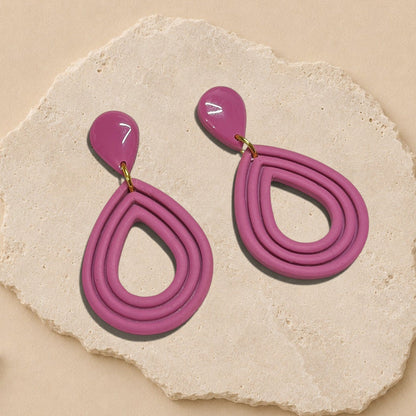 Boucles d'oreille en argile polymère (plusieurs modèles)