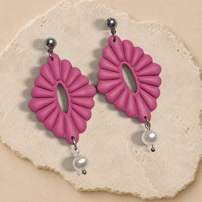 Boucles d'oreille en argile polymère (plusieurs modèles)