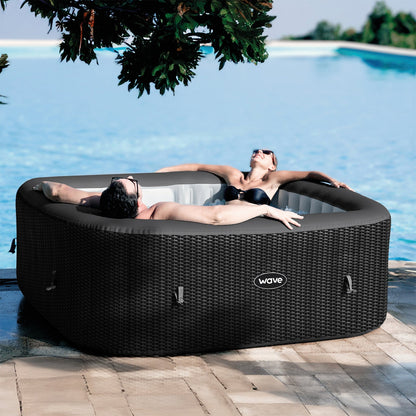 Wave | Pacific | Spa gonflable 4-6 personnes | Carré | Chauffage intégré
