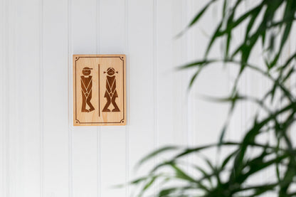 Affichage toilettes "Urgence !"