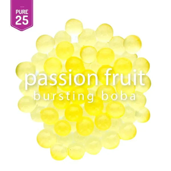 Boba Éclatant Pur25 Fruit de la Passion - Perles Éclatantes - Bossen - Canada - Livraison Gratuite au Canada pour toute commande de plus de 199 CAD