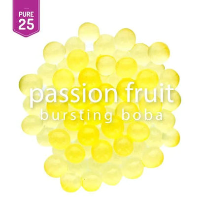 Boba Éclatant Pur25 Fruit de la Passion - Perles Éclatantes - Bossen - Canada - Livraison Gratuite au Canada pour toute commande de plus de 199 CAD