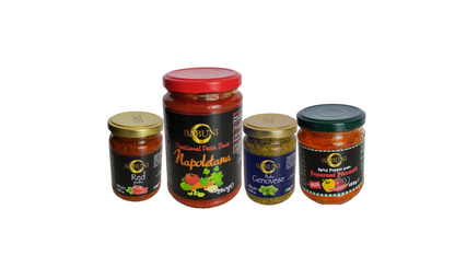 Combo spaghetti et pesto / sauce pour pâtes / pâté artisanal