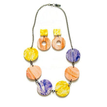 Patel Statement Jewelry Set with Beaded Necklace & Earrings