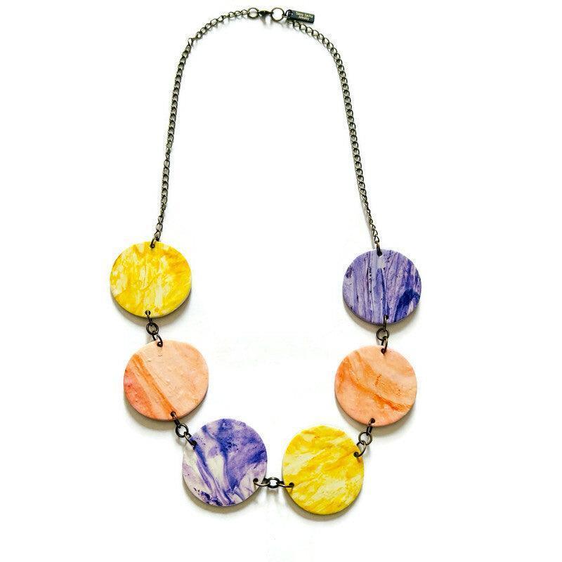Parure de bijoux Patel avec collier de perles et boucles d'oreilles