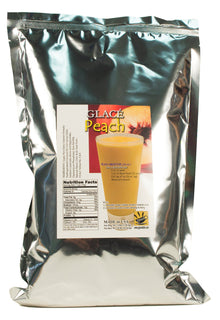 Mélange 4 en 1 à la pêche pour thés aux perles, smoothies, lattes et frappés, sac de 3 lb (caisse de 6 sacs de 3 lb) - Mélange pour boisson en poudre multi-usage - Livraison gratuite au Canada pour les commandes de plus de 199 CAD