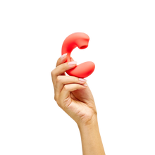 dual stimulation vibrator : glow