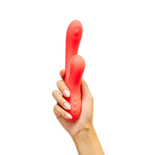 dual stimulation vibrator : peak