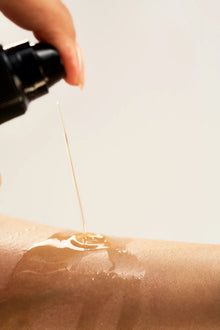 shimmer dry body oil : silk