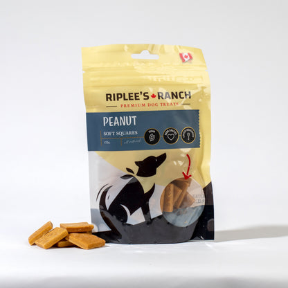 Peanut - Soft Square - Dog Treats