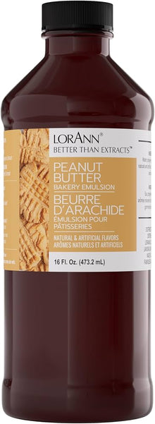 Émulsion pour pâtisserie au beurre de cacahuète (sans arachides) - 16 oz, 1 gallon, 5 gallons - Bakery Emulsions Canada - Livraison gratuite au Canada pour toute commande supérieure à 199 $ CAD