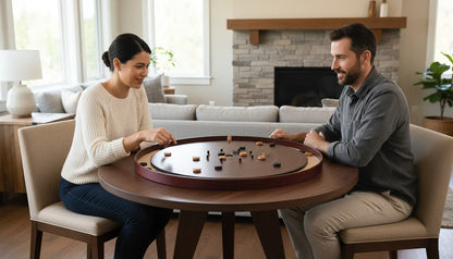 Le Red Maple par Crokinole Canada - Jeu de Crokinole de Tournoi - Conforme aux Normes NCA