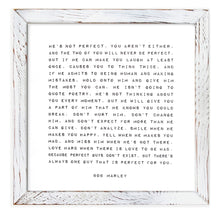 Framed Words - Perfect For You (Bob Marley)