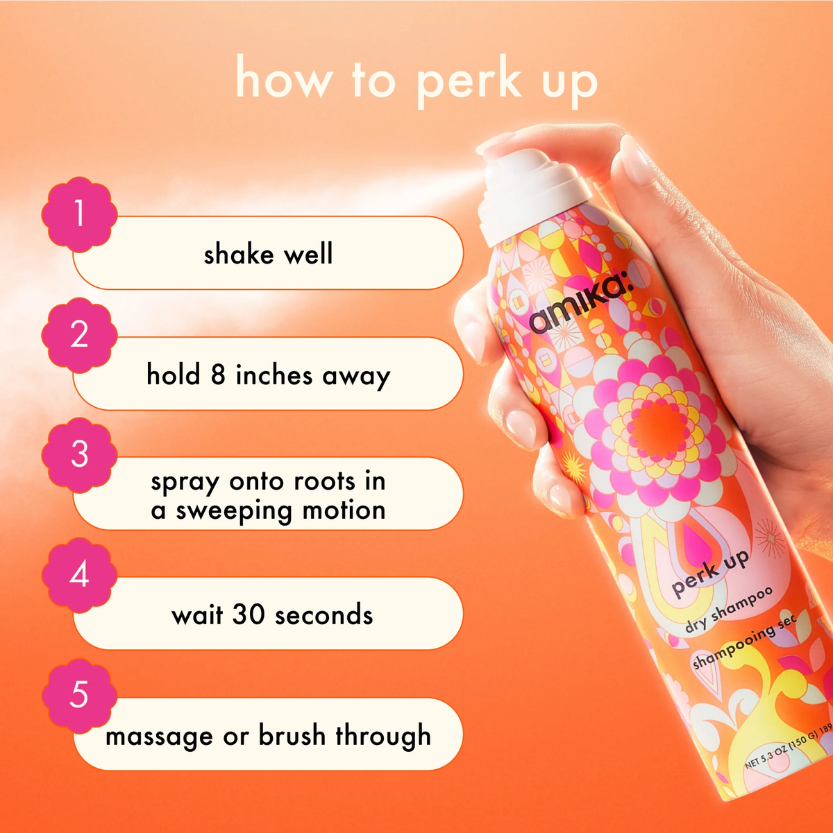 Amika Perk Up Talc-Free Dry Shampoo