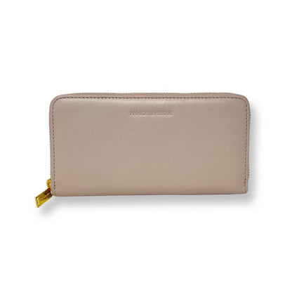 Blush Pink Genuine Leather Wallet, Carla