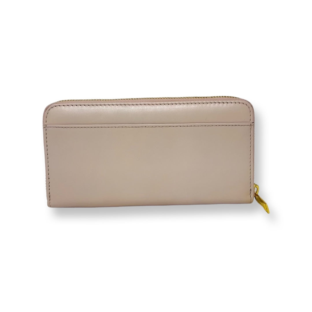 Blush Pink Genuine Leather Wallet, Carla
