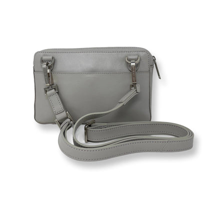 Small beaded leather cross-body bag - Annie