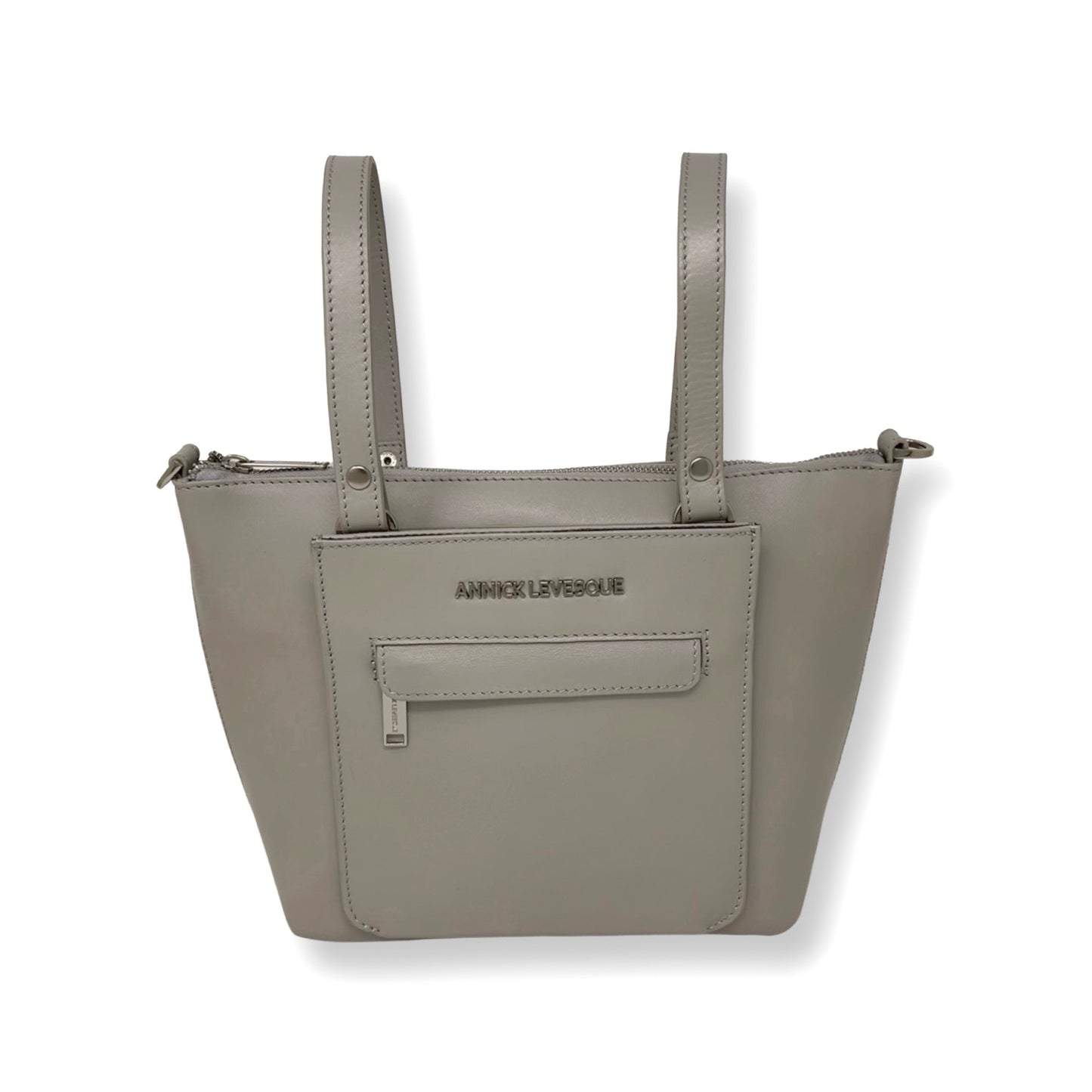 Sac à Main en Cuir Véritable Perlé, Lina